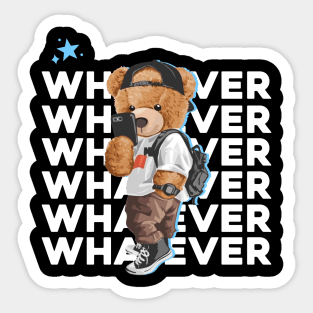 WHATEVER - Streetwear Style Sticker